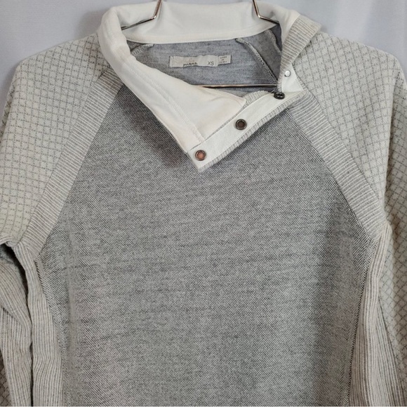 NWOT PRANA Brandie Bone Heather Wool Blend Pullover small - Picture 2 of 3